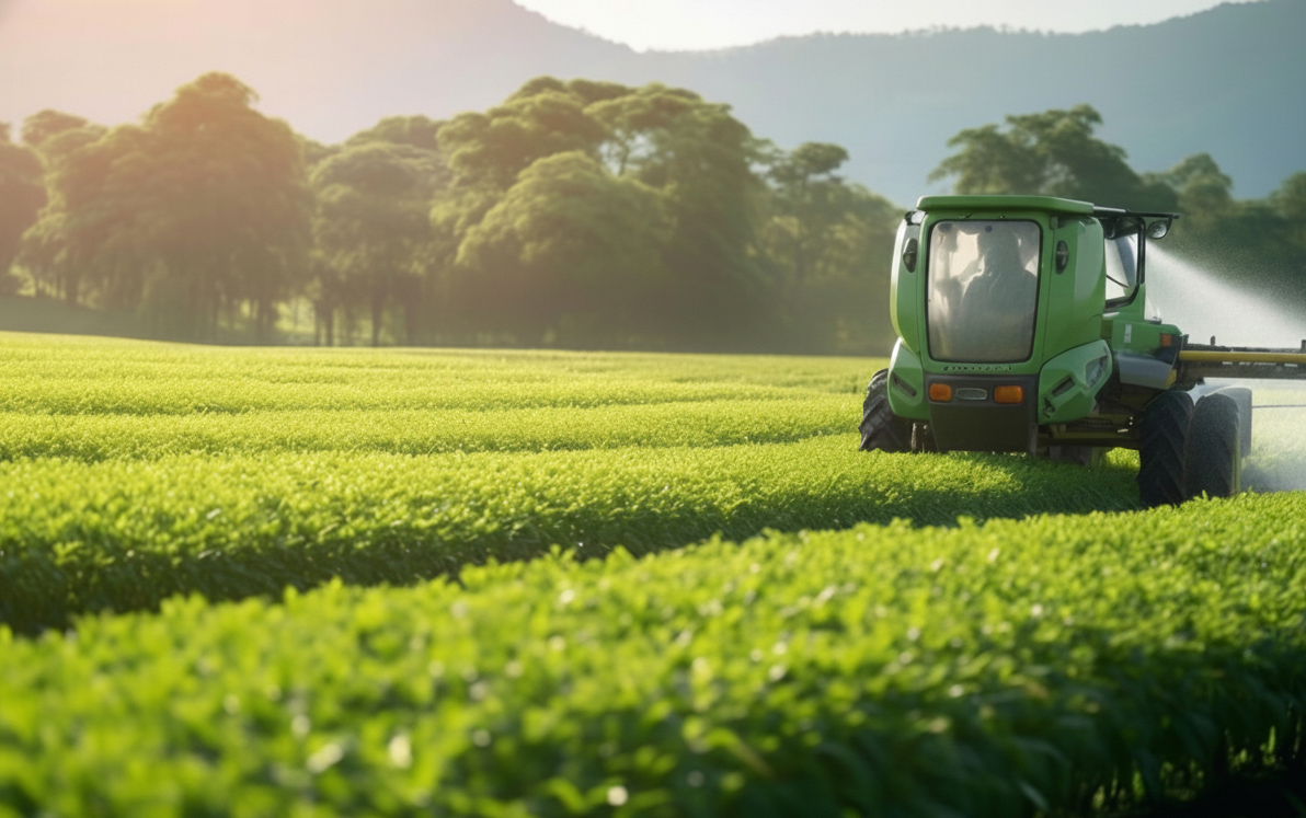 Agricultural field background